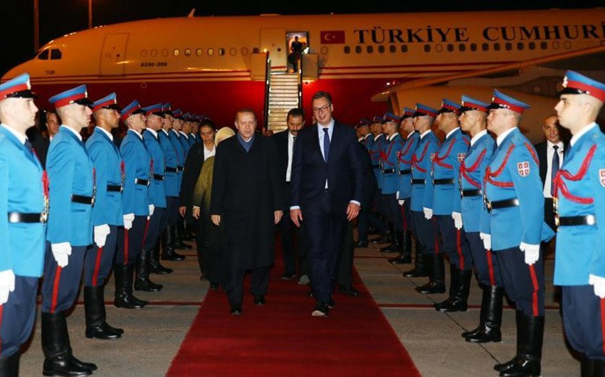 Эрдоган прибыл в Сербию