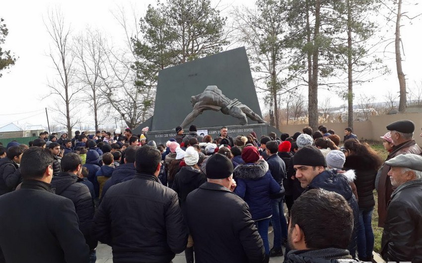 Action took place in Georgian region of Sagarejo in connection with January 20 tragedy
