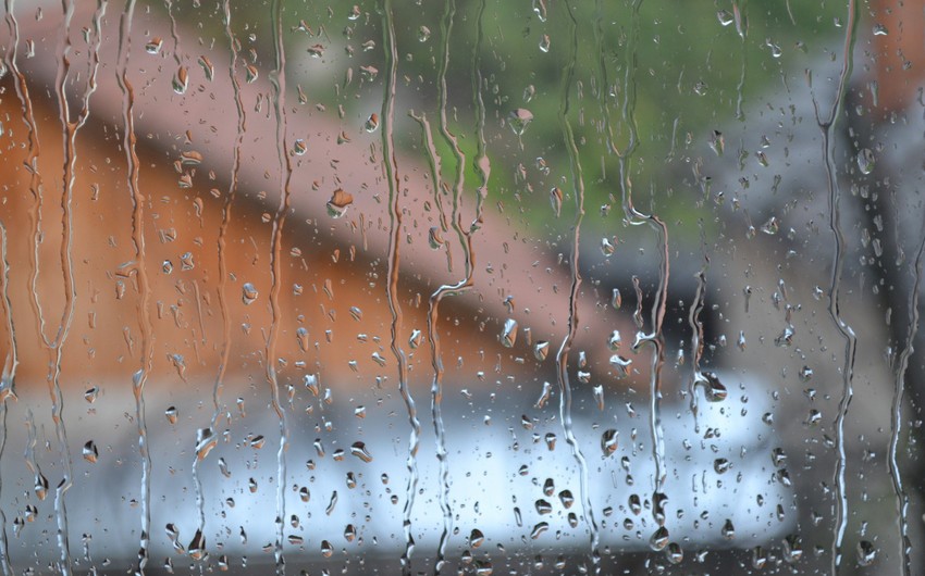 Proqnozlar Bürosu: Yağışlı hava şəraiti bu gün axşamadək davam edəcək