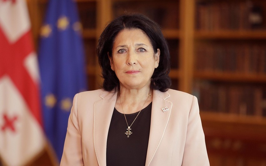 Salome Zurabişvili: Gürcüstan Azərbaycanla strateji tərəfdaşlığı daha da dərinləşdirməyə xüsusi önəm verir