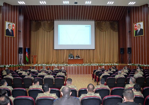 В Центре ВС Азербайджана прошли учебно-методические сборы по идеологической работе 