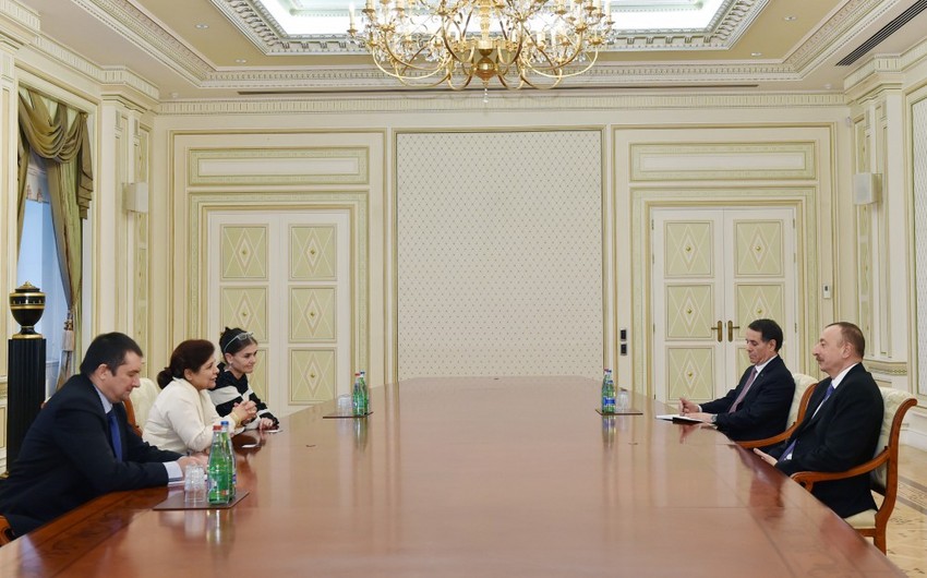 Prezident İlham Əliyev BMT-nin baş katibinin müavinini qəbul edib