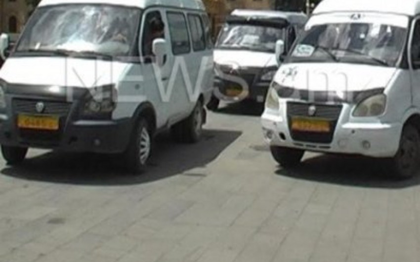 В Ереване бастуют водители маршрутных такси