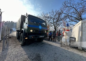 По дороге Ханкенди-Лачын беспрепятственно проехал 61 автомобиль российских миротворцев