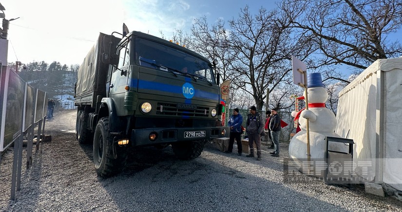 Bu gün Xankəndi-Laçın yolunda sühməramlıların 61 avtomobili maneəsiz keçib - VİDEO - YENİLƏNİB-12