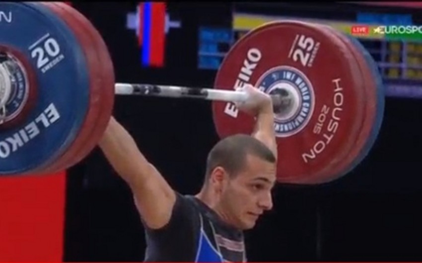 Azerbaijani weightlifter wins bronze at World Championship