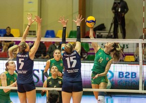 Qadın voleybolçular arasında Azərbaycan çempionatında III turun oyunları keçirilib