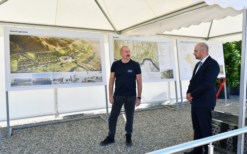 President Ilham Aliyev visits Jabrayil district