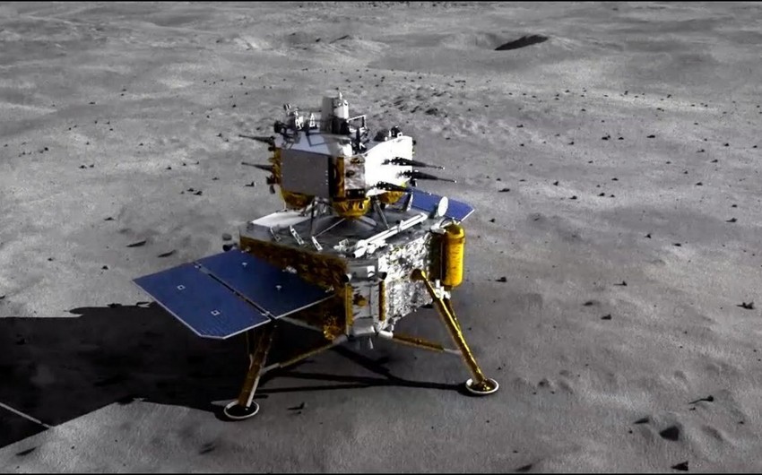 Китайский аппарат успешно сел на Луну