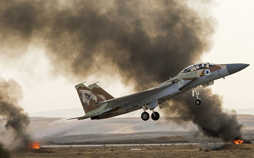 İsrail qırıcıları yenidən Suriyanı bombalayıb