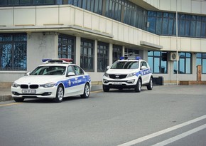 В Баку автомобили ДПС грубо нарушили правила дорожного движения - ВИДЕО