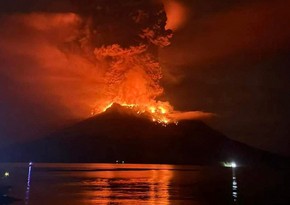 İndoneziyada Ruanq vulkanı yenidən püskürüb