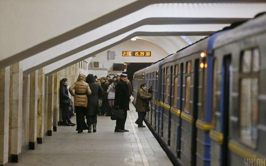 Kiyevdə metro və ictimai nəqliyyat pulsuz olub