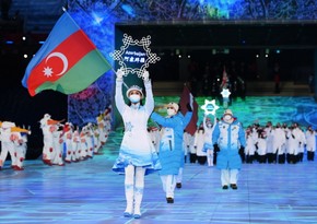 Pekin-2022: Azərbaycan nümayəndə heyəti paraddan keçib