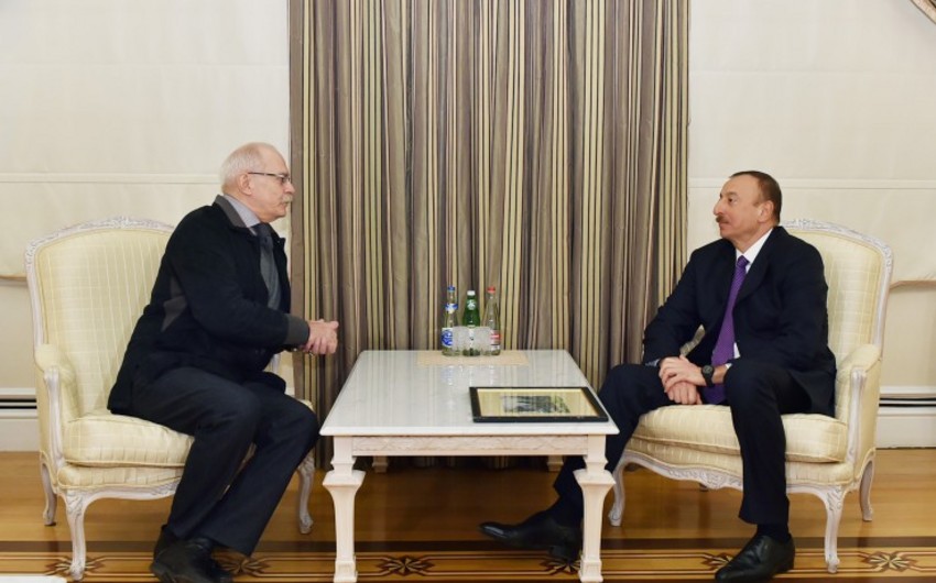 Ilham Aliyev received Russian film director Nikita Mikhalkov