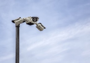 Security cameras of Baku streets