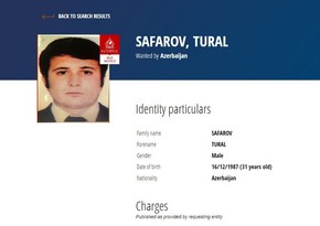 Azerbaijan declares wanted one more person through Interpol