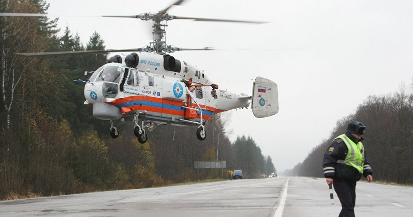 Ukrayna kəşfiyyatı Moskvada Rusiyanın hərbi helikopterini yandırıb