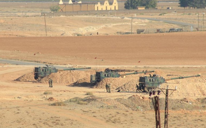 Türkiyə Ordusu Suriyada terrorçuların mövqelərinə zərbələr endirib