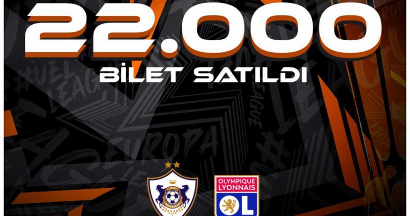 Qarabağ - Lion oyununa 22000 bilet satılıb