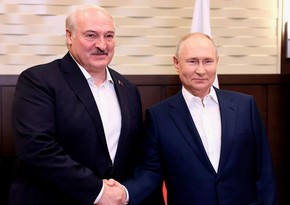 Putin Lukaşenkonu prezidentliyinin 30 illiyi münasibətilə təbrik edib