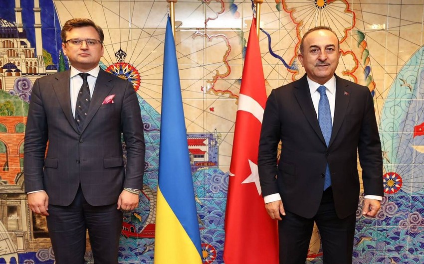 Turkish, Ukrainian FMs talk over phone