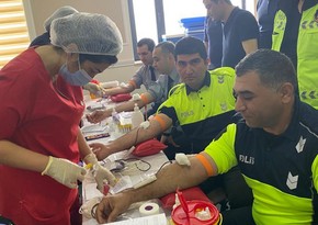 Дорожная полиция провела донорскую акцию для страдающих талассемией детей