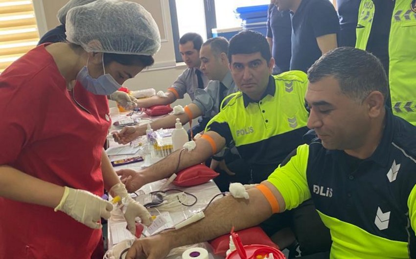 Дорожная полиция провела донорскую акцию для страдающих талассемией детей