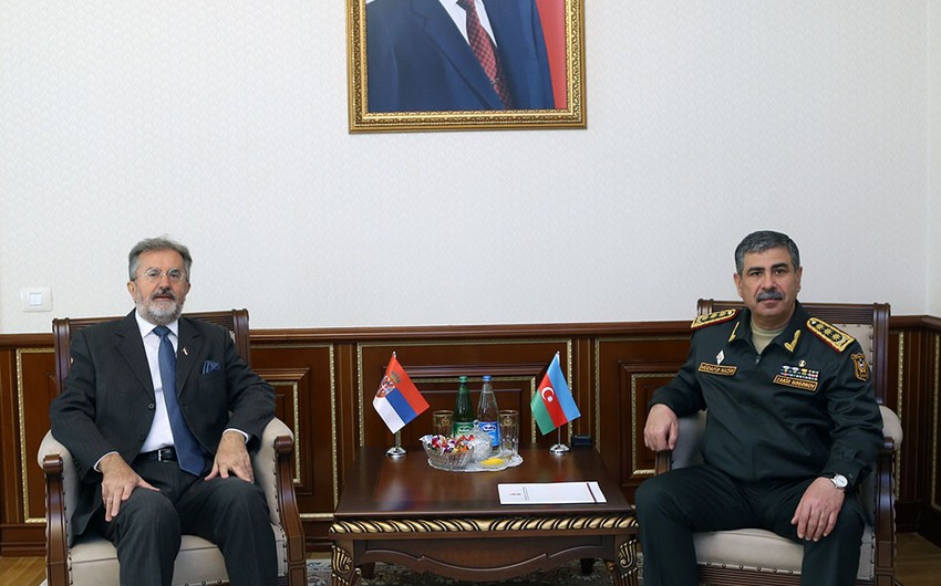 Azerbaijan and Serbia discuss military cooperation