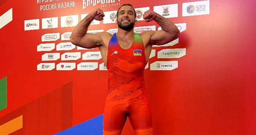 Азербайджанский борец завоевал золото Спортивных игр стран БРИКС в Казани
