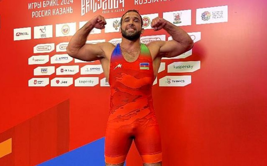 Азербайджанский борец завоевал золото Спортивных игр стран БРИКС в Казани