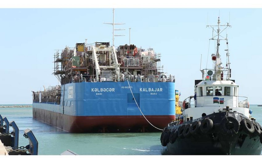Azərbaycan istehsalı olan ikinci tanker inşasının növbəti mərhələsi üçün suya salınıb
