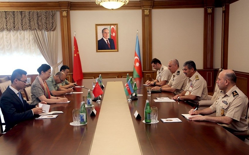 Обсуждены вопросы военно-технического сотрудничества между Азербайджаном и Китаем