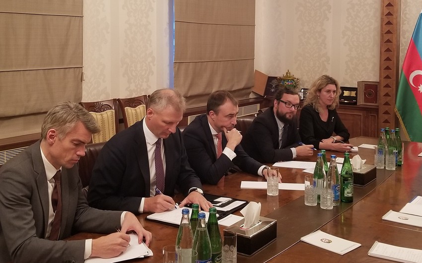 Elmar Mammadyarov receives EU Special Representatives for South Caucasus
