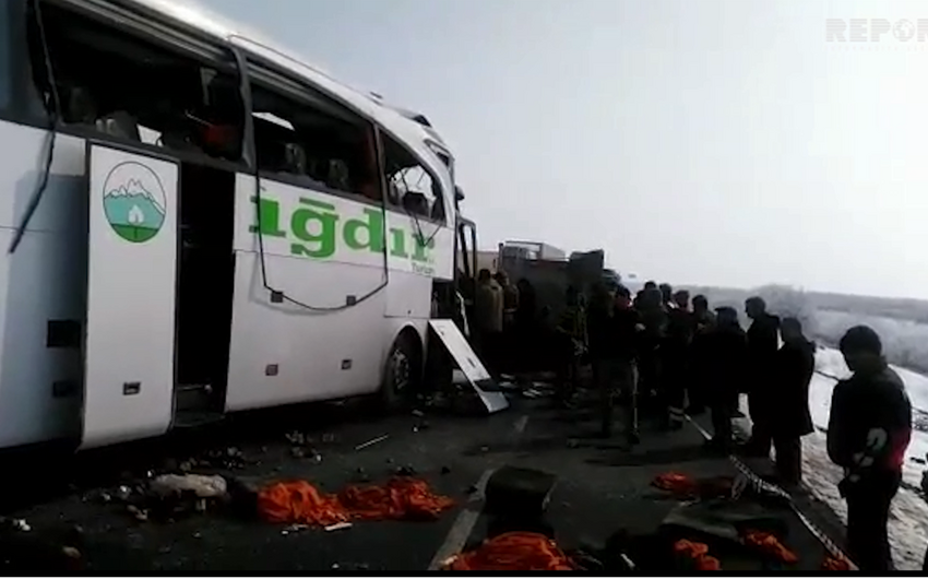 Bodies of 3 Azerbaijanis killed in Turkish road accident sent to homeland - VIDEO