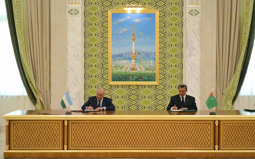Туркменистан и Узбекистан подписали соглашения по водному хозяйству и землепользованию