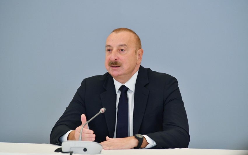 President of Azerbaijan: We need firm guarantees that there'll be no attempt of revanchism in Armenia