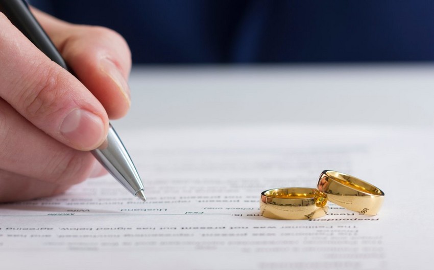 Bu il qeydə alınan nikah və boşanmaların sayı açıqlandı