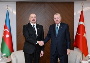 President of Azerbaijan Ilham Aliyev met with Turkish President Recep Tayyip Erdogan in Bishkek