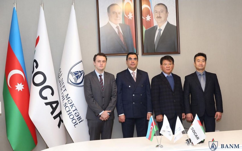 Baku Higher Oil School, South Korean company HMC successfully complete research project