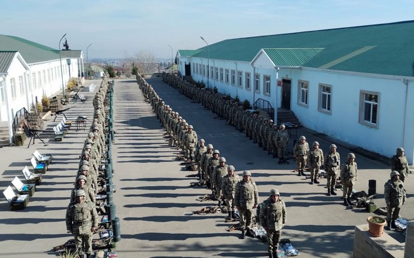 Preparation process for new training period continues in army units