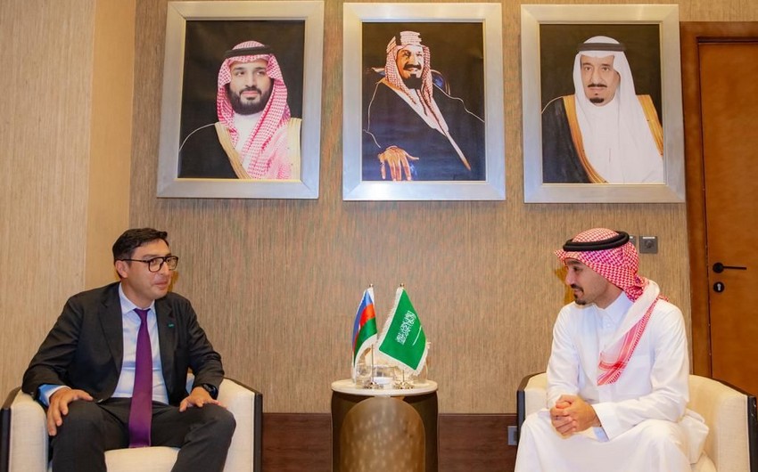 Azerbaijani, Saudi sports ministers meet