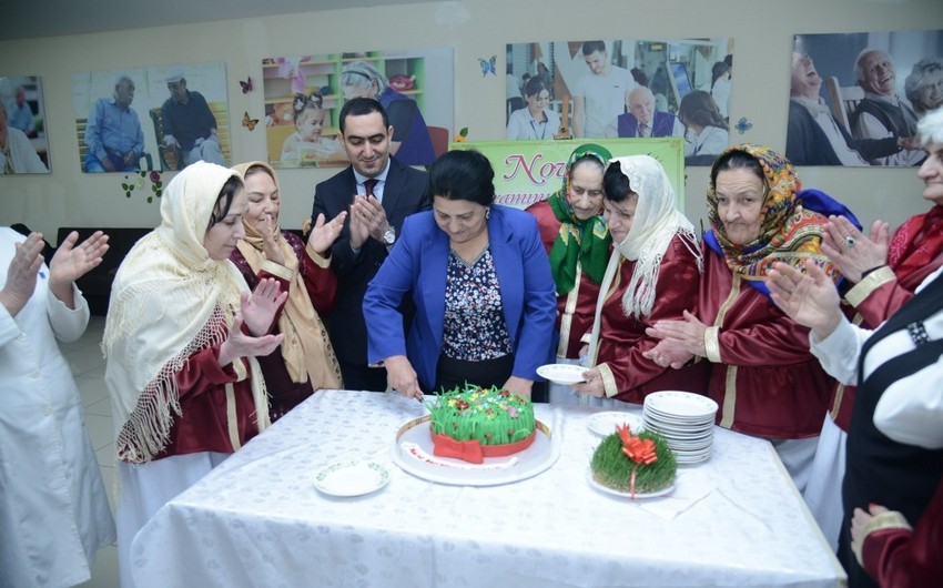 Heydər Əliyev Fondu sosial xidmət müəssisəsində Novruz şənliyi təşkil edib