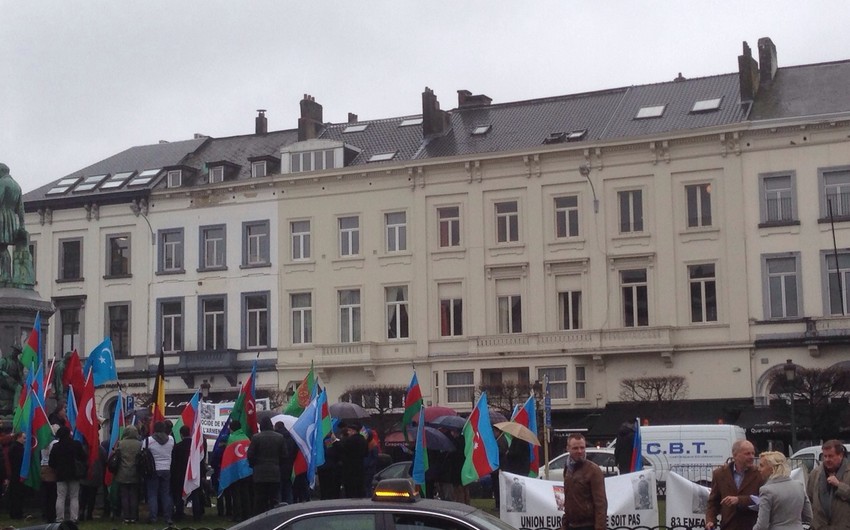​Brüsseldə erməni təxribatının qarşısı alınıb
