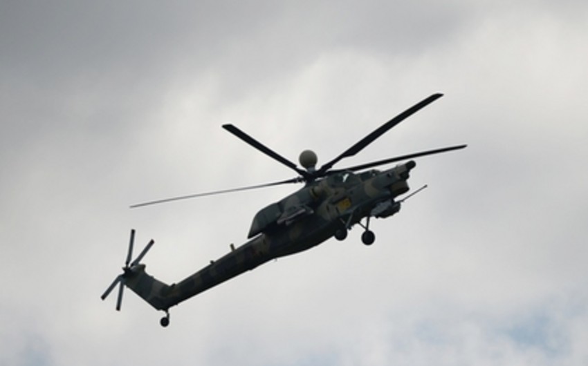 Rusiyada hərbi helikopterin qəzaya uğraması nəticəsində pilotlardan biri ölüb - FOTO - VİDEO