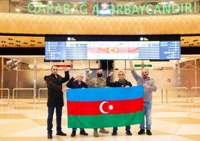 Four veterans sent by YASHAT to Turkey return to Azerbaijan