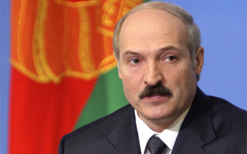 Aleksandr Lukaşenko Azərbaycan Prezidentini təbrik edib