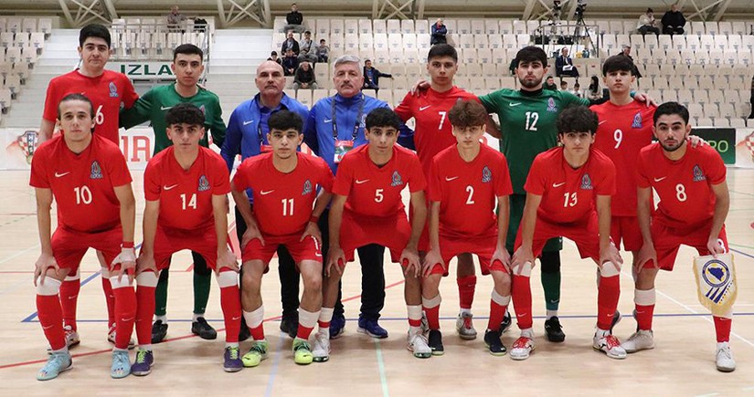 Azərbaycan millisi Avropa çempionatının əsas mərhələsində ilk matçını keçirib