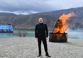 Ильхам Алиев: Второй раз после нашей исторической победы мы отмечаем Новруз в родном Карабахе