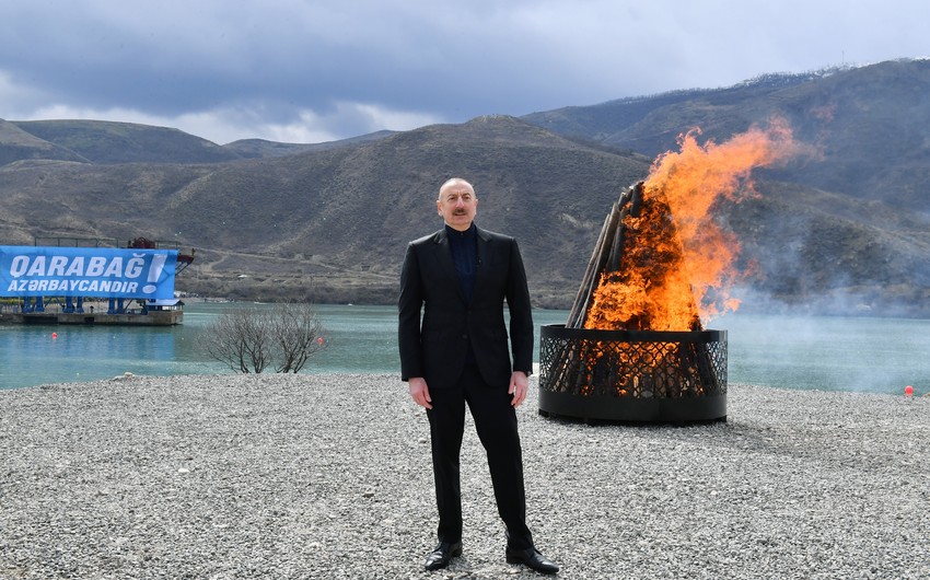 Ильхам Алиев: Второй раз после нашей исторической победы мы отмечаем Новруз в родном Карабахе